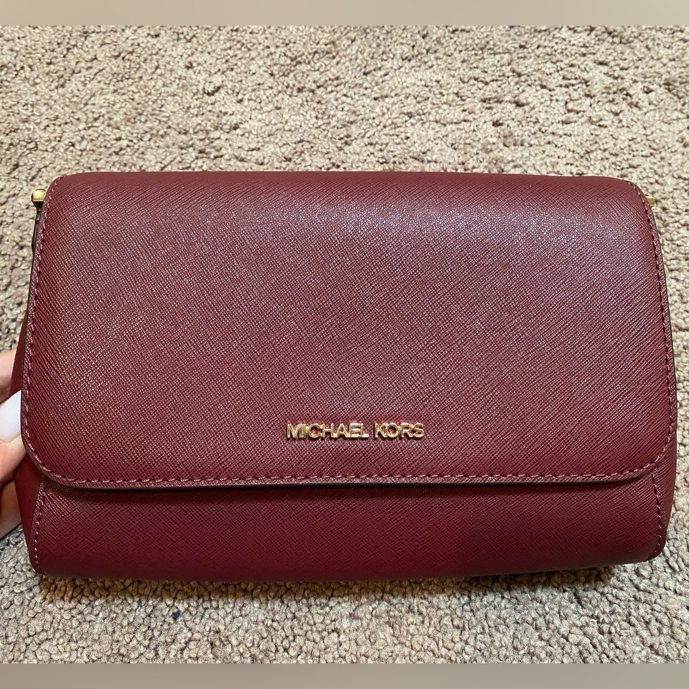 Michael Kors Burgundy crossbody